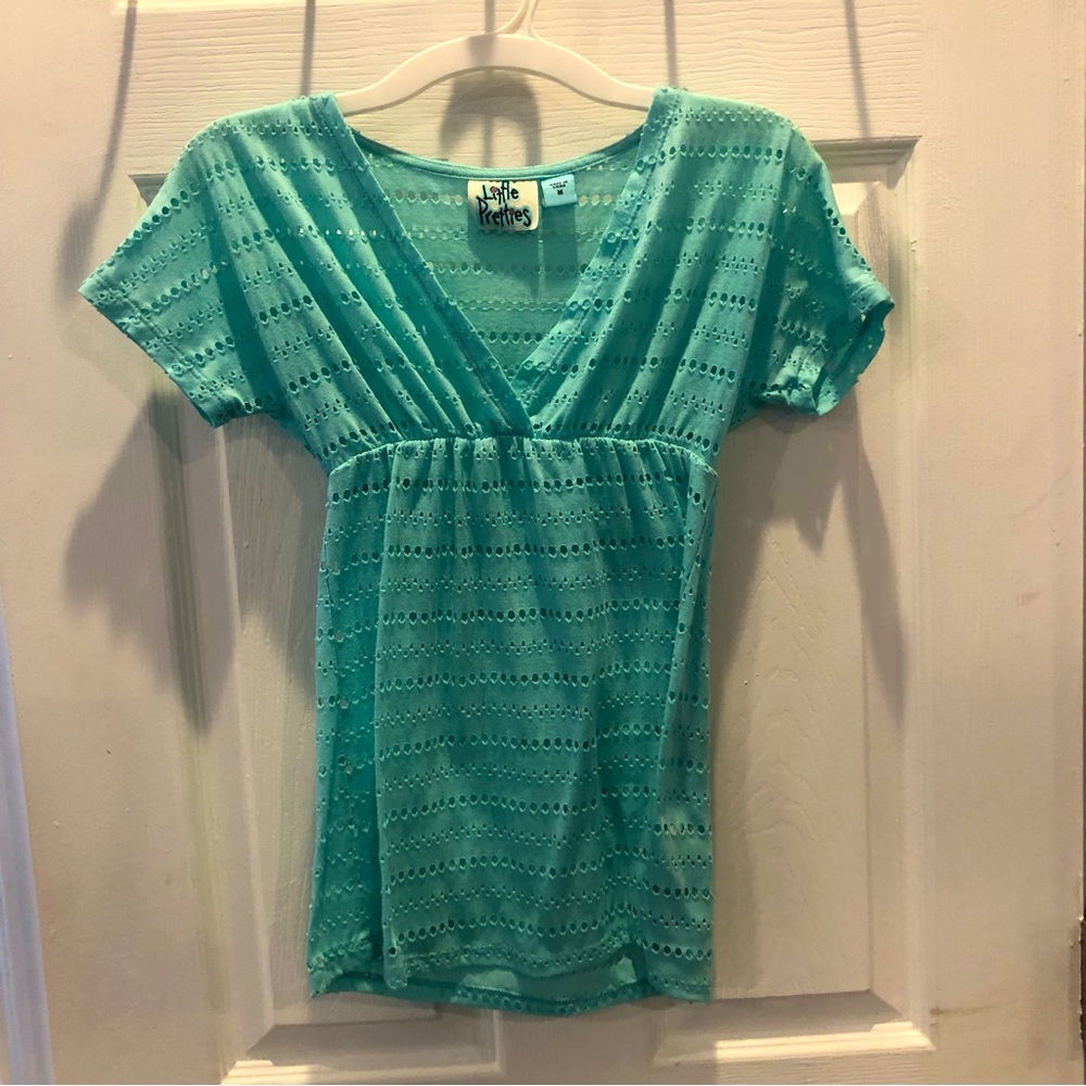 Little Pretties Eyelet Cover Up